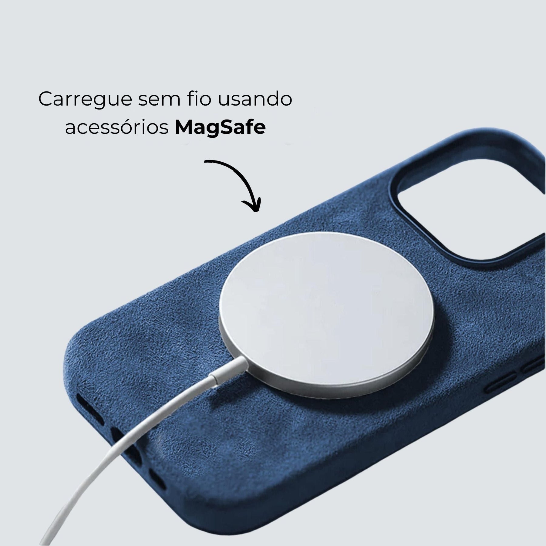 Alcantara Case - Azul Oceano