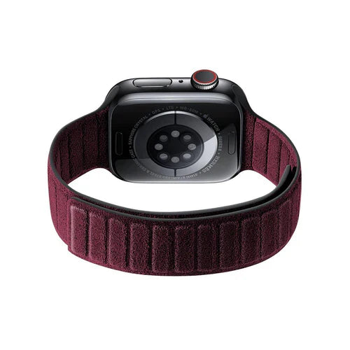 Alcantara Band Esporte - Apple Watch - Vinho
