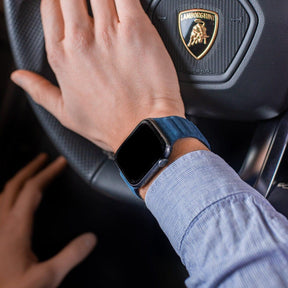 Alcantara Band Esporte - Apple Watch - Azul Oceano