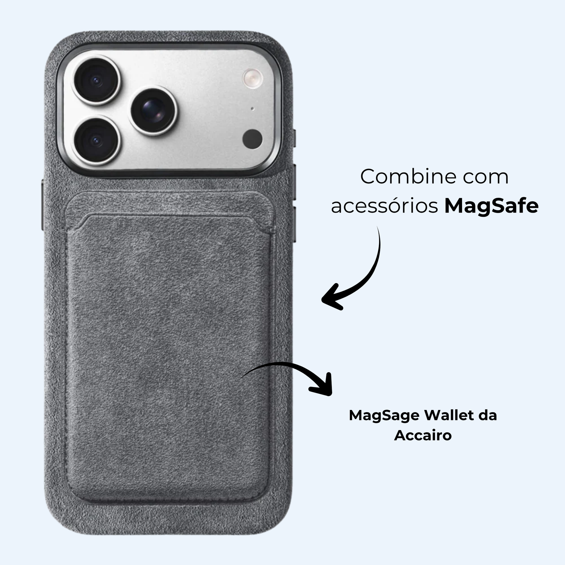 Alcantara Case - Cinza Urbano