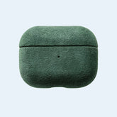 Alcantara Case - AirPods - Verde Meia Noite