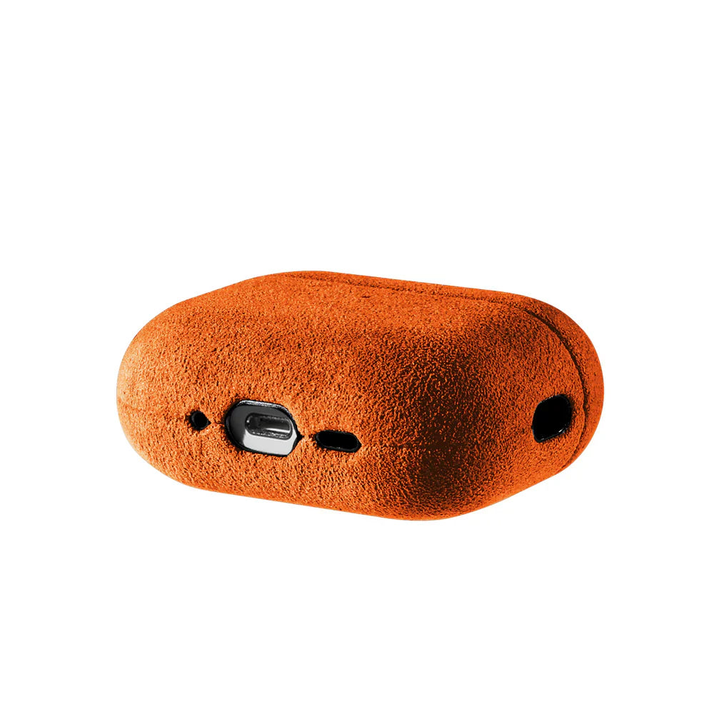 Alcantara Case - AirPods - Laranja