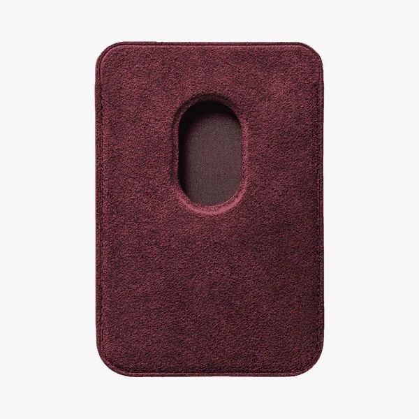 Carteira Alcantara MagSafe - Vinho